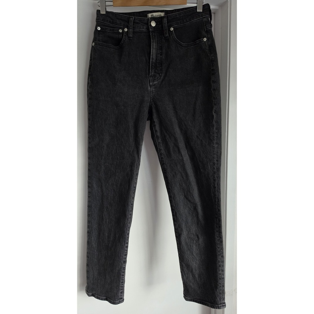 Madewell The Curvy Perfect Vintage Jeans Women's 27 Black Casual Denim Pants